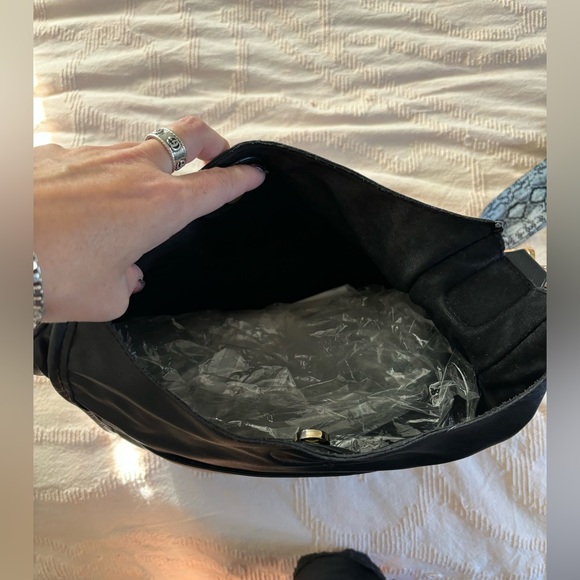 Adorned vegan leather bag with three straps - Picture 2 of 4